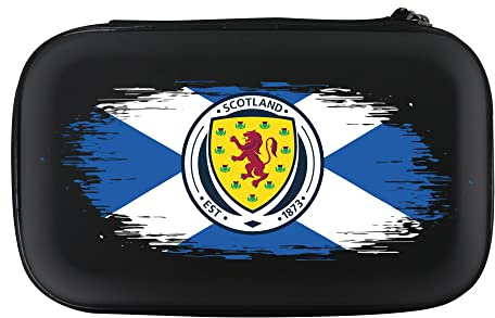 Darts Corner Scotland Dart-Etui, offiziell lizenziertes St. Andrews Cross Dart-Etui, Weiß (W444)