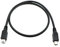 System-S USB 2.0 Kabel 50 cm Mini B Stecker zu Stecker Adapter in Schwarz