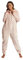 Loungeable Damen Jumpsuit Langer Overall Einteiler Foil Heart Luxury Fleece All In One 793072 goldene Herzen L