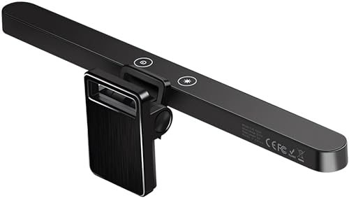 GOGOLIN Laptop-Monitor-Lichtleiste, Computer-USB-Lampen mit Touch-Dimmschalter, E-Reading-LED-Licht, blendfrei, für Büro/Zuhause, Farbton/Helligkeit/Farbtemperaturanpassung
