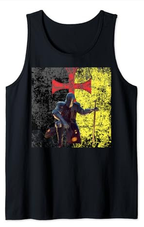 Ritter der Tafelrunde Excalibur Malta Kreuz Malteser Tank Top