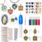 johgee Bastelset Kinder Basteln Kinder Schmuck Selber Machen Set, Geschenke für Mädchen, Basteln Armbänder Anhänger Halsketten für Mädchen Geschenke 5-13 Jahre