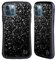 Head Case Designs Offizielle PLdesign Schwarz Funkelnde Drucke Hybride Handyhülle Hülle Huelle kompatibel mit Apple iPhone 12 / iPhone 12 Pro