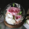 Gugxiom Rosa Eternal Rose in Glass with Light, Infinity Rose, Ewige Weiße Rosen, Preserved Real Flowers für Women, Girlfriend, Mum, Grandma, Christmas, Mother's Day, Valentine's Day Gifts