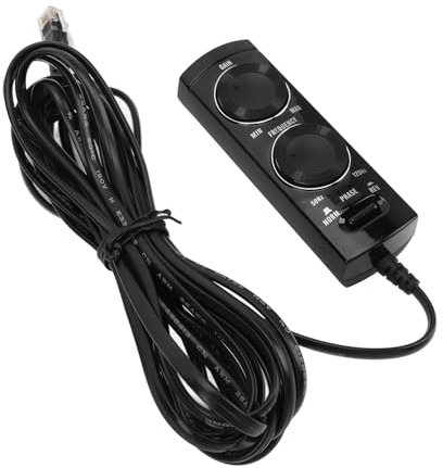 Jiawu Ultra Thin Subwoofer Speaker Wire Control for TS WX110A, TS WX120A Car Stereo with Frequency Control and Power Indicator Light, Input Gain Adjustment, Phase Switch