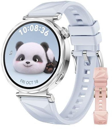 HUAWEI Watch GT 5 41mm Azul + Correa de Fluoroelastómero EasyFit 3 Rosa Cristal
