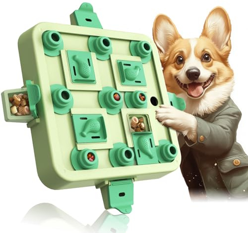 KADTC Intelligenzspielzeug für Hunde, interaktives Hundespielzeug gegen Langeweile, Leckerli-Puzzle zur mentalen Stimulation für Welpen und kleine, mittelgroße und große Hunde