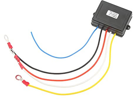 Itonash Drahtloser Winch-Controller, Kompaktes und Tragbares Windenfernbedienungskit mit Integrierter Antenne, für Universelle 12V 24-V-Winde-Steuerung, Visuelle Indikatorlicht, Einfache