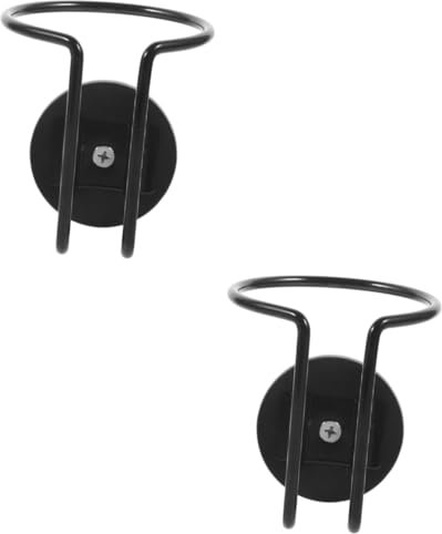 TOPPERFUN 2 Pièces Porte-gobelet de Voiture Boire détenteur de la Tasse magnétique Monter Accessoires Voitures accastillage Bateau Porte-gobelet aimanté Porte-Tasse Simple Le Fer Black