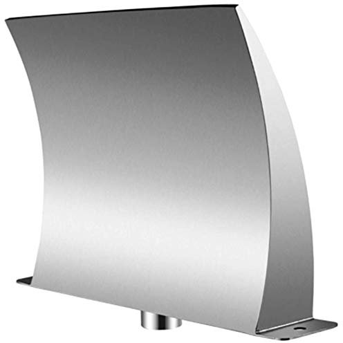 SRFTT Fontana per Piscina in Acciaio Inox 7,9x4,5 Pollici, Fontana a Cascata per Piscina in Acciaio Inox 304, fontane per Piscine interrate, Giardino Esterno W