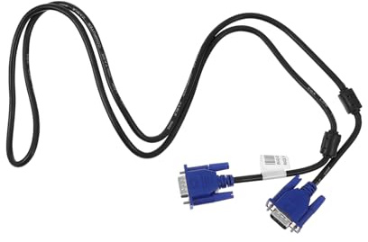 Didiseaon 2 Piezas Cable Vga Resistente para Monitor y Proyector Conexión Duradera para Ordenador Portátil Compatible con Resoluciones Svga y Dispositivos Múltiples
