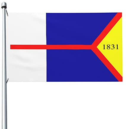 Flagge von Athens, Pennsylvania, 90 x 150 cm, doppelseitig, farbenfroh, strapazierfähig, für den Außenbereich, Terrasse, Dekoration, Banner
