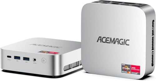 ACEMAGIC Mini PC Ryzen 3300U (Beats N150/N97,Up to 3.5 Ghz), 16GB RAM 256GB SSD Mini Desktop Computers Office Home Business HTPC Proxmox, Triple 4K Display, WiFi, BT, USB-C, DP, Type-C PD, HDMI 2.1