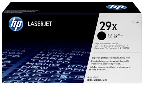 HP 29X (C4129X) Schwarz Original Toner mit hoher Reichweite für HP Laserjet 5100