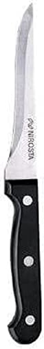 Fackelmann Nirosta Mega hueso cuchillo, Acero, Negro/Plata