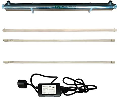 Realgoal UV55W Ganzes Haus Wasserreiniger UV-12 GPM Wasserfilter, zusatzliche 1 filter hinzufugen