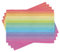 ABAKUHAUS Jahrgang Rainbow Platzmatten, Retro Streifen, Waschbare Stoff Esszimmer Küche Tischdekorations Digitaldruck, Regenbogen
