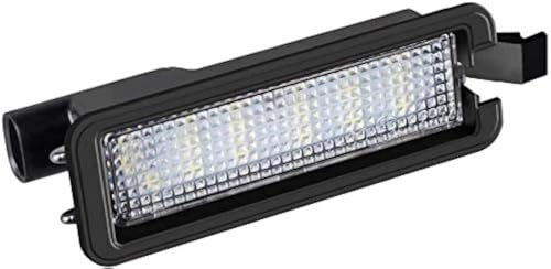 MOFORKIT LED License Plate Light Lamp Assembly For 2015-2019 Dodge Charger Challenger Chrysler 300 Pacifica Jeep Compass 6000K Dimond White, Pack of 1