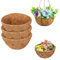 EEEKit 3-Pack 12-Inch Round Hanging Basket Coco Fiber Liners, 100% Natural Coconut Replacement Liners for Garden Flower and Plant Pots