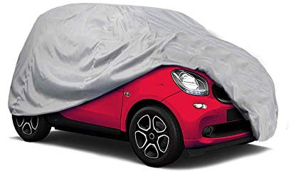 Wheels N Bits Heavy Duty All Weather UV Protective Waterproof Soft Lined Car Cover Small