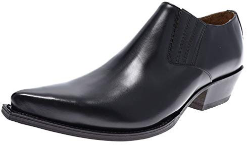 Sendra Boots Scarpe unisex 4133 Scarpe in pelle Scarpe basse Western Nero, Nero , 45 EU