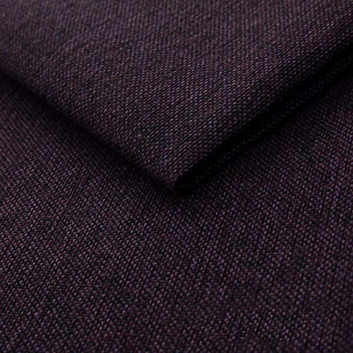 Heko Panels Stoff Meterware Mona Stoffe Zum Nähen Möbelstoff Polsterstoff Möbelstoffe Bezugsstoff Für Möbel Stühle Ecksofa Eckbank Sofa Blickdicht Dunkelviolett