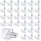 Regalträger 5 mm Kunststoff Transparent mit Stahlstift 80 Stück Regalhalter, Regalträger,Regalstifte,Regalträger,Massiver Stahl