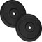 Physionics® Gusseisen Hantelscheiben Set - 2x5/4x5/6x5/2x10/4x10/6x10/2x15/4x15/6x15/2x20/4x20/6x20 kg, Ø30mm Bohrung, für Langhantel und Kurzhantel - Gewichtsscheiben, Gewichte Set (2 x 10kg (20kg))