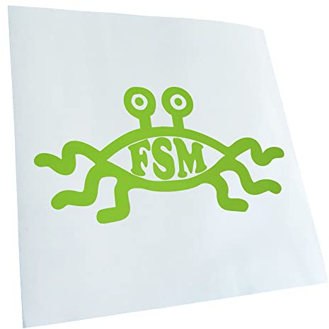 Kiwistar - Autoaufkleber - Grün - 30x15cm FSM - Heckscheibe Auto Aufkleber wetterfest für Kfz LKW Mofa Truck - Sticker außen selbstklebend Tuning Zubehör für Fenster Fahrzeug Scheibe