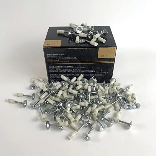 50/100/200 Uds. Clavos que se adaptan a la pistola Manual Tufting, herramienta de remache de acero, anclaje de pared de hormigón, alambre, dispositivo de ranurado for clavos, piezas de herramientas (