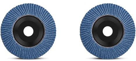 DAXIEFOO - Confezione da 2 dischi abrasivi da 76 mm, per mini smerigliatrici angolari per lucidare metallo, legno
