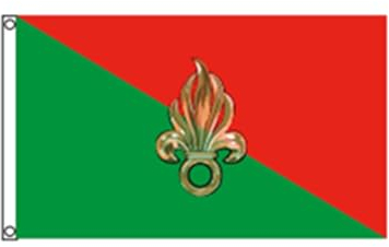 Stormflag Banderas Francia Legión Extranjera Bandera del Ejército Francaise 90x150cm Banderas Poliéster pongé 90g con ojales y doble costura