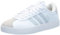 adidas VL Court 3.0 Skateboardschuhe für Damen, ohne Fußball, Weiß, Blau, Grau (Halo Grey), 38 EU