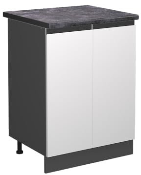 Vicco Küchenunterschrank R-Line, Weiß, 60 cm