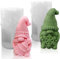 Silikonform Wichtel, Silikonformen Gießformen, 2 Stück Kerzen Selber Machen Set, DIY Silikonform Weihnachten, Silikon Gießform Wichtel, Gießformen Silikon, Gießform Wichtel Für Duftkerzen Geschenke