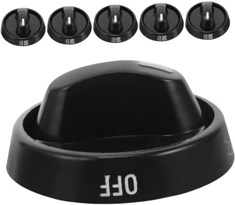 jojofuny 6pièces Remplacement De Boutons De Gazinière Universels Plastique Pour Cuisinière Accessoires Pratiques Et Ergonomiques Pour Cuisine