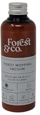 Forest&Co (30+ Tank Refills) Non-toxic, Pet Safe, Eco-Friendly, Floor Cleaner liquid Concentrate for Robot Wiping Vacuum & Spray Mops - All surfaces