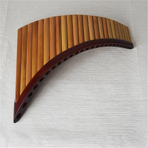 Panflöte Konzert Professionelle Tuning-Kollektion 25-Röhren-C-Ton-G-Ton-Mahagoni-Basis Professionelle Leistung(C,R)