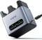 llano 20W LP-E6P LP-E6NH Akku-Ladegerät: Schnelles Dual-Slot-Ladegerät für Canon Kamera-Akkus EOS R5/R6/R7 Mark II, 5D/6D/7D Mark II/III/IV, 60D/70D/80D/90D, USB-C, LED-Anzeige CNC-Aluminiumgehäuse