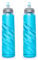 HydraPak Flasque UltraFlask Speed 500 ml, Lot de 2 - Flasque souple compressible pour vestes d'hydratation et sacs de trail avec bouchon facile à ouvrir (500 mL) - Bleu Malibu