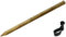 Wooden Tree Support Stake + 45cm Soft Buckle Tie - Long Life Treated Fence Post (1.5m Long x 50mm Diameter)