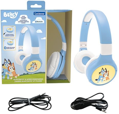Lexibook, Bluey Casque Bluetooth, HPBT010BY