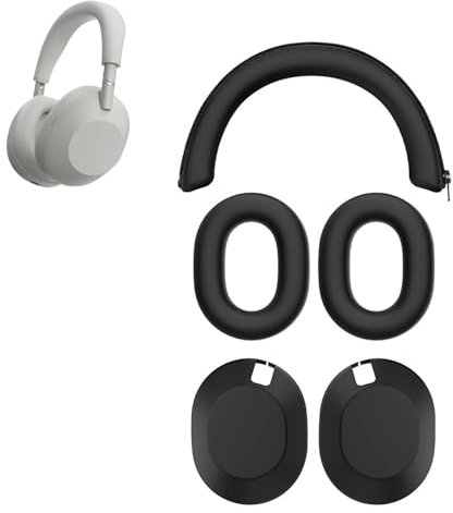 TEHAOUU Siliocne Cover for Sony WH 1000XM6 Case Protector Headphone Case, WH 1000XM6 Accesories (Black)