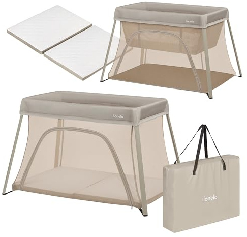 Lionelo Alice 3-in-1 Reisebett Laufgitter von 0 bis 15 kg