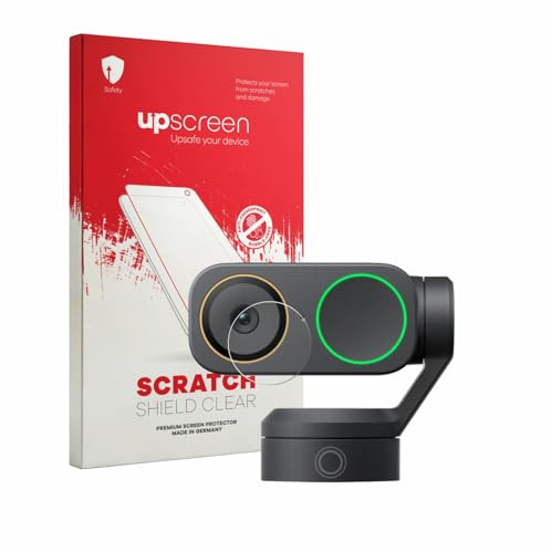 upscreen Schutzfolie für Insta360 Link 2 Pro (Linse) – Made in Germany, Kristall-klar, Kratzschutz, Anti-Fingerprint