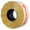 Preisetiketten 26x12 beige permanent | 10 Rollen mit insgesamt 15.000 Etiketten für Preisauszeichner von METO, contact, Jolly, Blitz, UNO, Tovel, Open
