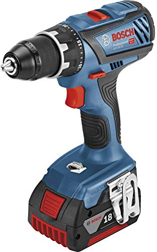 BOSCH Trapano avvitatore a batteria GSR18V-28 Li 18 V/4, 0 Ah agli ioni di litio / 2 batterie