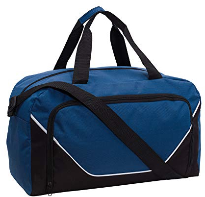 Preiswert&Gut Sporttasche 48x22x28cm Fitnesstasche 410Gr Umhängetasche (Blau)