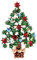 Womale Broschen Weihnachtsbaum-brosche Strass Covered Broschen Schal-schal-Clip Für Damen