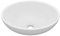 vidaXL Lavabo Ovale de Luxe Vasque à Poser de Toilette Lave-mains de Salle de Bain Salle Cosmétique Maison Intérieur Blanc Mat 40x33 cm Céramique